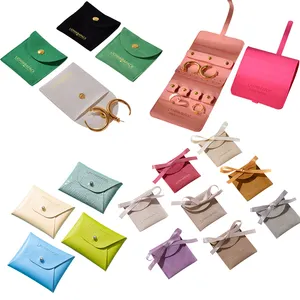 Lionwrapack Wholesale OEMCustom Printed Microfiber Cotton Gift Necklace Jewelry Packaging Bag Pouch