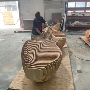 Macetas paramétricas personalizables, maceteros <span class=keywords><strong>de</strong></span> <span class=keywords><strong>madera</strong></span> maciza, decoración para hoteles, muebles <span class=keywords><strong>de</strong></span> exterior, sofá <span class=keywords><strong>de</strong></span> <span class=keywords><strong>madera</strong></span> <span class=keywords><strong>con</strong></span> macetero. - Product Image 2