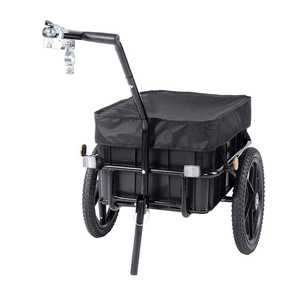 Cargo <b>Bike</b> <b>Trailer</b> 16 Inch Steel Wheels Hard Frame Storage Box Double Layer Bicycle Cargo Carrier - Product Image 5