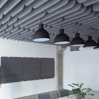 Panneaux acoustiques imprimés en Fiber de Polyester 100%, Non-tissé, Art PET, mur de plafond, prix d'usine