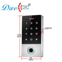 Contrôleur de porte LF IP68 avec clavier RFID Carte à puce 125kHz Contrôle d'accès Empreinte digitale Fonction de réinitialisation Wiegand Logo personnalisable