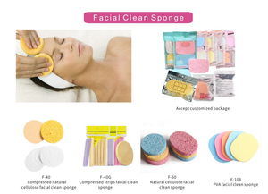 Esponjas de limpieza <span class=keywords><strong>Facial</strong></span> para salón de belleza, almohadilla de limpieza comprimida, <span class=keywords><strong>esponja</strong></span> para la piel, venta al por mayor, 12 Uds. - Product Image 4