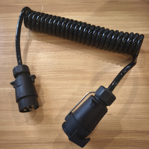 Adaptateur bobine à ressort, TPU avec <span class=keywords><strong>prise</strong></span> <span class=keywords><strong>de</strong></span> câble et <span class=keywords><strong>prise</strong></span> 1*7P <span class=keywords><strong>prise</strong></span> <span class=keywords><strong>de</strong></span> câble 1*13P <span class=keywords><strong>prise</strong></span> adaptée à la connexion <span class=keywords><strong>de</strong></span> camions à remorques - Product Image 5