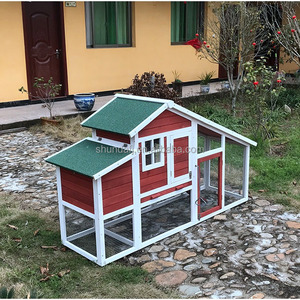 SDC032 Luxury Eco-friendly <b>Large</b> Waterproof Villa Style Chicken Coop Pet House Furniture Wood Easy Clean All Seasons Outdoor Run - Product Image 2