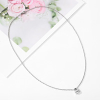 Collier Cœur Verrouillable pour Couples en Acier Inoxydable, Design Amour Creux et Perforé, Surface Lisse, Accessoire DIY