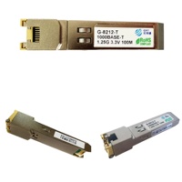Transceiver Serat Optik 1000Mb Modul Tembaga RJ45 Produk Jaringan