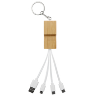 Porte-clés USB Type-C 3-en-1 personnalisé avec logo, charge rapide 2A, conducteur en cuivre pur écologique, 16 cm, pour données, caméra et écouteurs