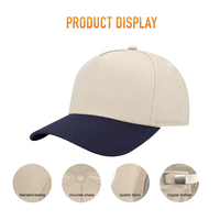 Gorra de Béisbol de 5 Paneles con Logotipo Personalizado OEM ODM, Gorra Deportiva Estructurada con Cierre a Presión, Bordado 3D de Lujo
