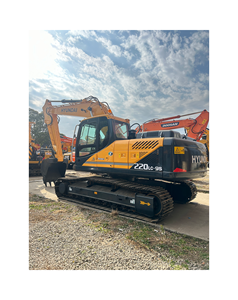 Excavadora de cadenas Hyundai 220LC-9S de bajo kilometraje y buena calidad, 220-LC-9S, con excelente rendimiento para la construcción. - Product Image 1