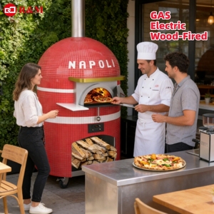<span class=keywords><strong>Forno</strong></span> <span class=keywords><strong>Pizza</strong></span> da Esterno Elettrico <span class=keywords><strong>a</strong></span> Cupola, Stile Italiano, in Argilla, <span class=keywords><strong>a</strong></span> <span class=keywords><strong>Legna</strong></span>, <span class=keywords><strong>per</strong></span> 8 Pizze con Supporto - Kit Completo - Product Image 1