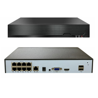 8-Kanal POE Kamera NVR System Full HD 4K IP Netzwerk-Videorekorder 8MP CMOS Sensor Tag/Nacht Farb-Bullet-Dome-Kamera-Set