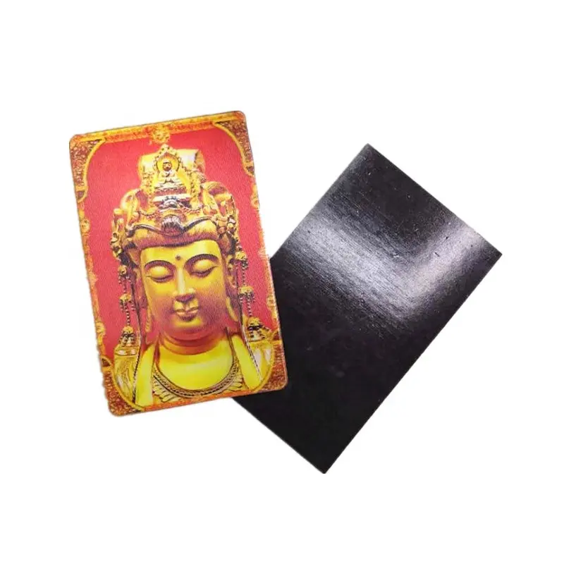 Lenticular print 3d magnet of buddha god for tourism use
