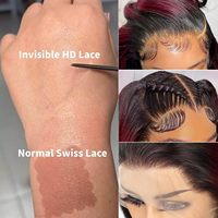 Perruque Body Wave Abordable en Cheveux Humains Vierges Bruts Brésiliens à Petits Nœuds Naturels, avec Closure en Dentelle 5*5 Transparente, pour Femmes Noires