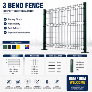 Panel de Malla de Alambre Soldada Curvada en 3D de Alta Calidad con Revestimiento de PVC de 50x200 mm <span class=keywords><strong>para</strong></span> Granja - Product Image 5