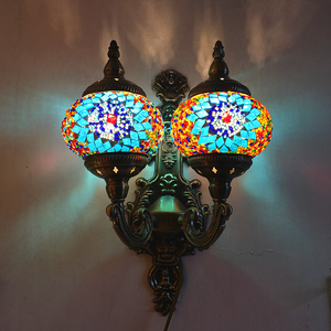 Turkish Style Luxury Wall Lights Decoration Wall <strong>Lamp</strong> Interior Crystal Light 80 Round <strong>Colours</strong> Vintage Decorative Wall <strong>Lamp</strong> - Product Image 5