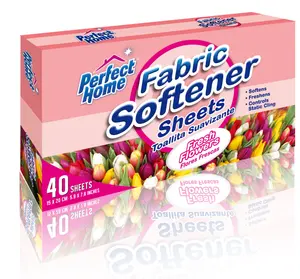 Super Fresh Fabric Softener Sheet Dryer Sheets with Static Control and Odor Eliminating Technology