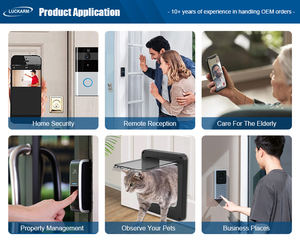 กระดิ่งประตูแบบไร้สายรูปวงแหวนไฟฟ้ากระแสสลับ220 V 32เมโลดี้พลาสติก - Product Image 3