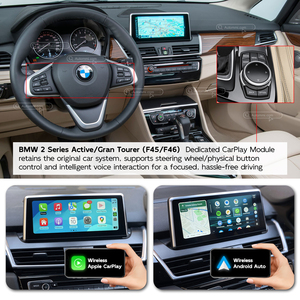 Modulo Decoder Wireless CarPlay Android Auto per BMW Serie <span class=keywords><strong>2</strong></span> <span class=keywords><strong>Active</strong></span>/Gran <span class=keywords><strong>Tourer</strong></span> F45/F46 2013-2020, Interfaccia per Schermi da 8.8/6.5 Pollici - Product Image 3