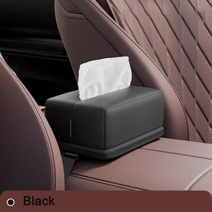 Boîte à mouchoirs multifonctionnelle pour <span class=keywords><strong>voiture</strong></span> avec système de détection avancé Accoudoir créatif Cintres <span class=keywords><strong>en</strong></span> tissu de velours <span class=keywords><strong>Porte</strong></span>-<span class=keywords><strong>papier</strong></span> <span class=keywords><strong>en</strong></span> <span class=keywords><strong>cuir</strong></span> - Product Image 2