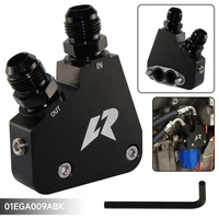 Adaptateur de filtre à huile AN10 GM pour Fit l BILLET pour LS1/LS2/LS3/LS6/LS7/LS9 Gen IV LSX C5/C6/C7/CTS-V 4.8L, 5.3L, 6.0L & 6.2L