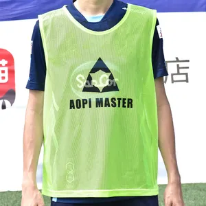 Aopi Team Uniform Groep Tegen Uniform Voetbal Training Wedstrijdnummer Outdoor Uitbreiding Vest Kleding Voetbal Jersey Custom
