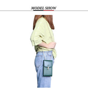 Royal Bagger – sac à bandoulière en cuir de vache véritable pour femmes, sac à bandoulière de grande capacité avec porte-téléphone et sangle en chaîne, petits sacs à bandoulière à la mode pour femmes - Product Image 2