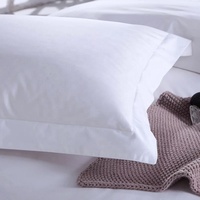 Fournitures d'hôtel 5 étoiles, ensemble de literie d'hôtel en gros de luxe blanc 100% coton drap de lit d'hôtel
