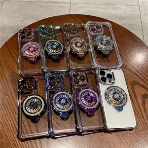 เคสโทรศัพท์ TPU พร้อมที่ยึดโทรศัพท์แม่เหล็กป้องกันการตกแบบหมุนได้ ดีไซน์สร้างสรรค์และสนุกสนาน สำหรับ iPhone 16 15 14 13 12 11 Pro Max - Product Image 1
