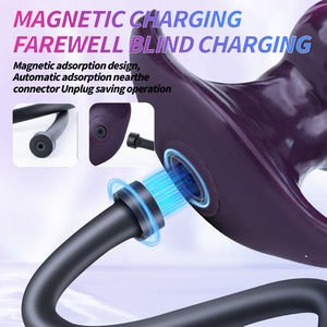 インフレータブル アナルプラグ スチールボール 肛門拡張 調整可能 シリコン アナルトレーナー マグネットポンプ ディルド リアルタッチ感 ケーゲル - Product Image 3