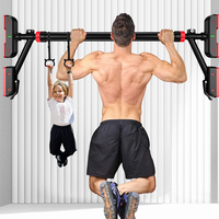 Barre de traction horizontale ProCircle Safe Locking pour porte d'entrée, kit de support de sécurité pour tractions