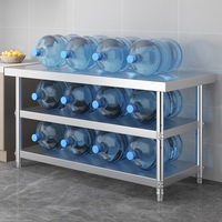 Table de travail pliable en acier inoxydable, ronde ou carrée, pour le camping en plein air, le restaurant, petite table d'appoint