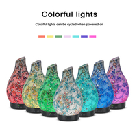 Diffuseur de parfum et huile essentielle de Table, mosaïque lumineuse Led, d'atmosphère romantique, verre, purificateur de parfum, Portable, Mini