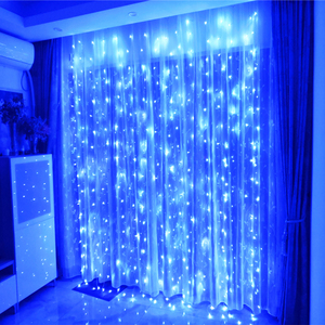 Perde dize ışık <span class=keywords><strong>Glitter</strong></span> yıldız dekorasyon ışıklandırma oturma odası peri lamba ses aktif RGB bant ışıkları - Product Image 3