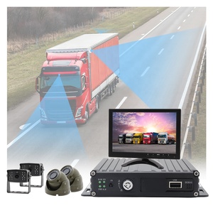 Система видеорегистрации 4G MDVR 4/8 каналов с GPS и Wi-Fi для грузовиков: 1080P камера переднего вида 360°, мониторинг слепых зон и усталости водителя - Product Image 1
