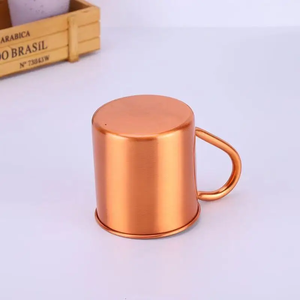 Venta al por mayor clásica superior <span class=keywords><strong>de</strong></span> una sola pared 450mL 100% taza <span class=keywords><strong>de</strong></span> cobre <span class=keywords><strong>mula</strong></span> <span class=keywords><strong>de</strong></span> Moscú con mango <span class=keywords><strong>de</strong></span> cobre sólido - Product Image 5