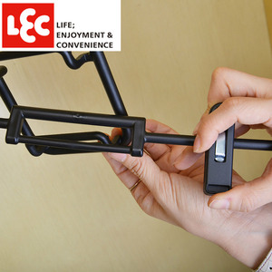 LEC Skirt Hanger 3 Pack 35cm With <b>Clips</b> For Clothes Storage - Product Image 5