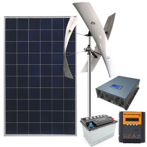 2025 China Factory's 1KW Sistema de energía híbrida solar eólica para exteriores de alta eficiencia Solución de energía renovable Generador de energía gratis - Product Image 4