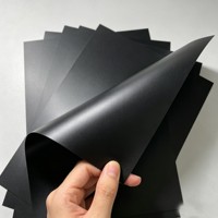 Feuilles en PP, PET, PVC à finition noire mate, panneaux en plastique extrudé robustes pour boîtiers de composants électroniques