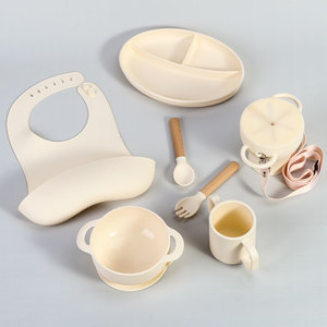 Juego de Vajilla de Silicona Personalizado para Bebé, Plato con Succión, Tazón, Regalo para Recién Nacidos, Artículos Esenciales para la Hora de Comer de Niños Pequeños, Accesorios de Lactancia - Product Image 3