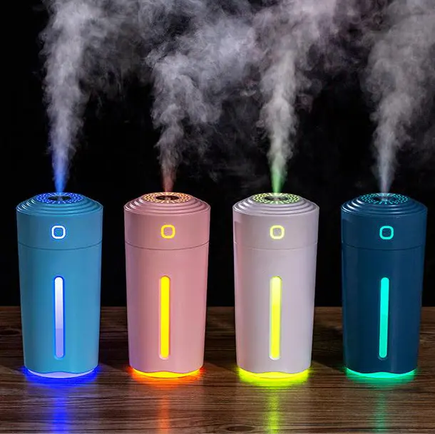 Hot Selling Luchtbevochtiger 280Ml Mini Draagbare Luchtbevochtiger Usb Aroma 800Mah Lithium Batterij Led Licht Draadloze Luchtreiniger