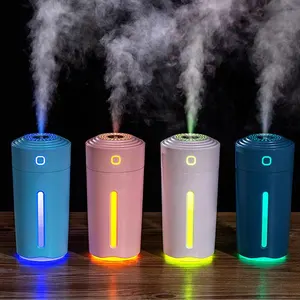 Hot bán tạo độ ẩm 280ml mini xách tay tạo độ ẩm không khí USB hương thơm 800mAh pin lithium LED ánh sáng Máy lọc không khí không dây