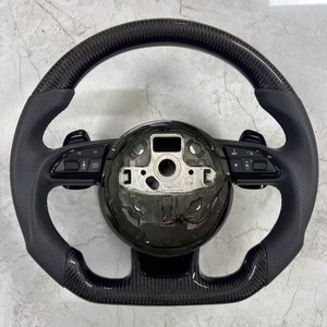 Volant sport en fibre de carbone pour Audi A3 A8 A4 A5 A1 A6 A7 Q5 Q7 <span class=keywords><strong>RS3</strong></span> RS4 RS5 S3 S4 S5 RS6 RS7 Q3 Q5 Q7 C6 8V B8.5 - Product Image 5