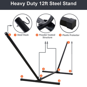Giá Võng Bằng Kim Loại Thép Có Thể Tháo Rời Ngoài Trời - Product Image 6