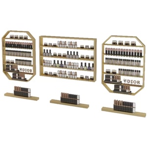 U-Shaped Wall Mount Nail Polish Display Rack Modern Acrylic <b>Shelf</b> for Nail Salon - Product Image 2