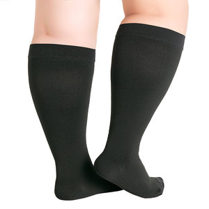 Chaussettes médicales à Compression personnalisée 4XL, hauteur genou, couleur chair, <span class=keywords><strong>mollet</strong></span> <span class=keywords><strong>large</strong></span>, grande taille, Design <span class=keywords><strong>pour</strong></span> femmes - Product Image 6