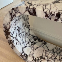 Table console en marbre Calacatta Viola sur mesure de luxe Newstar, style moderne, table d'entrée pour la maison, meubles de salon
