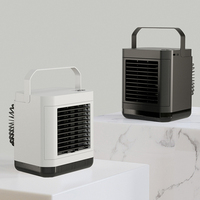 Vente en gros Portable Mini Climatiseur Ventilateur Évaporatif Humidificateur Refroidisseur D'air 3 Vitesses 7 Couleur Lumière USB Brumisation Ions Négatifs