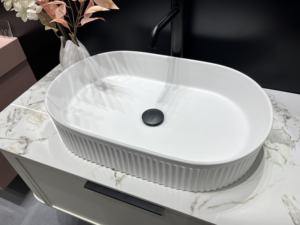 <span class=keywords><strong>Goldea</strong></span> 2025-Exhibiciones DE LA Feria de Cantón de estilo francés Gabinetes de baño con diseño de arco pintado - Product Image 6