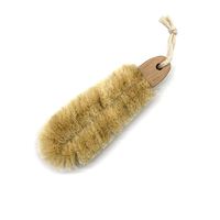 Brosse à vaisselle en fibre de coco naturelle, brosse de nettoyage de cuisine à manche en bois, brosse à récurer écologique pour la vaisselle et les ustensiles de table