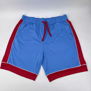 Shorts de sport décontractés en coton pour hommes, style rétro, avec logo brodé personnalisé, en molleton français, pour le football et le basketball - Product Image 2